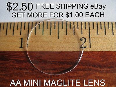 Crystal Clear Aa Mini Maglite Lens $2.50   Free Shipping