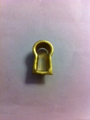 Solid Brass Fitted Keyhole Insert, B-3568sb I.d.:1/2' X 1/4", O.d. 5/8" X 3/8"