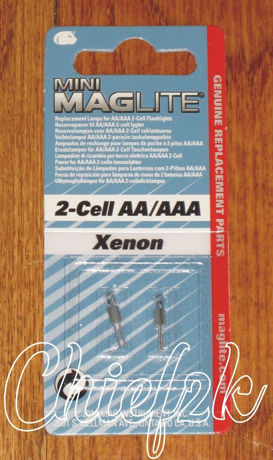 Maglite 2 Cell Aa / Aaa Mini-mag Xenon Bulbs Maglight 2 Cell Aaa 2 Cell Aa