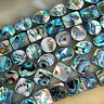 Natural Abalone Shell Gemstone Beads 15.5" Oval Square Coin Oblong Etc