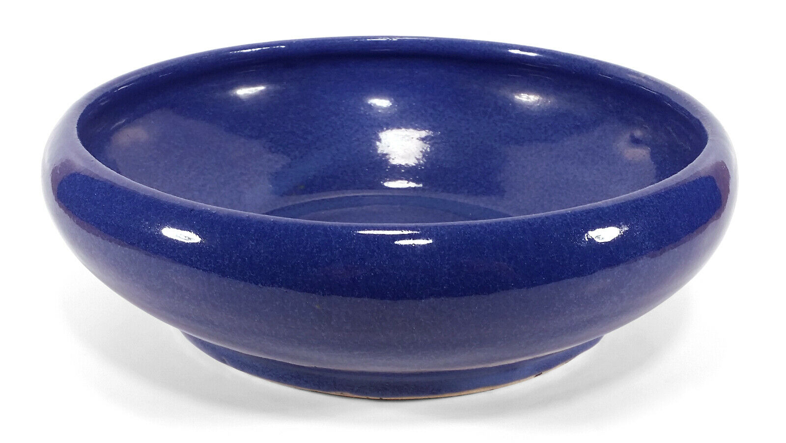 Vintage 1920s Cobalt Blue Panama Art Pottery Bowl Early California Sacramento
